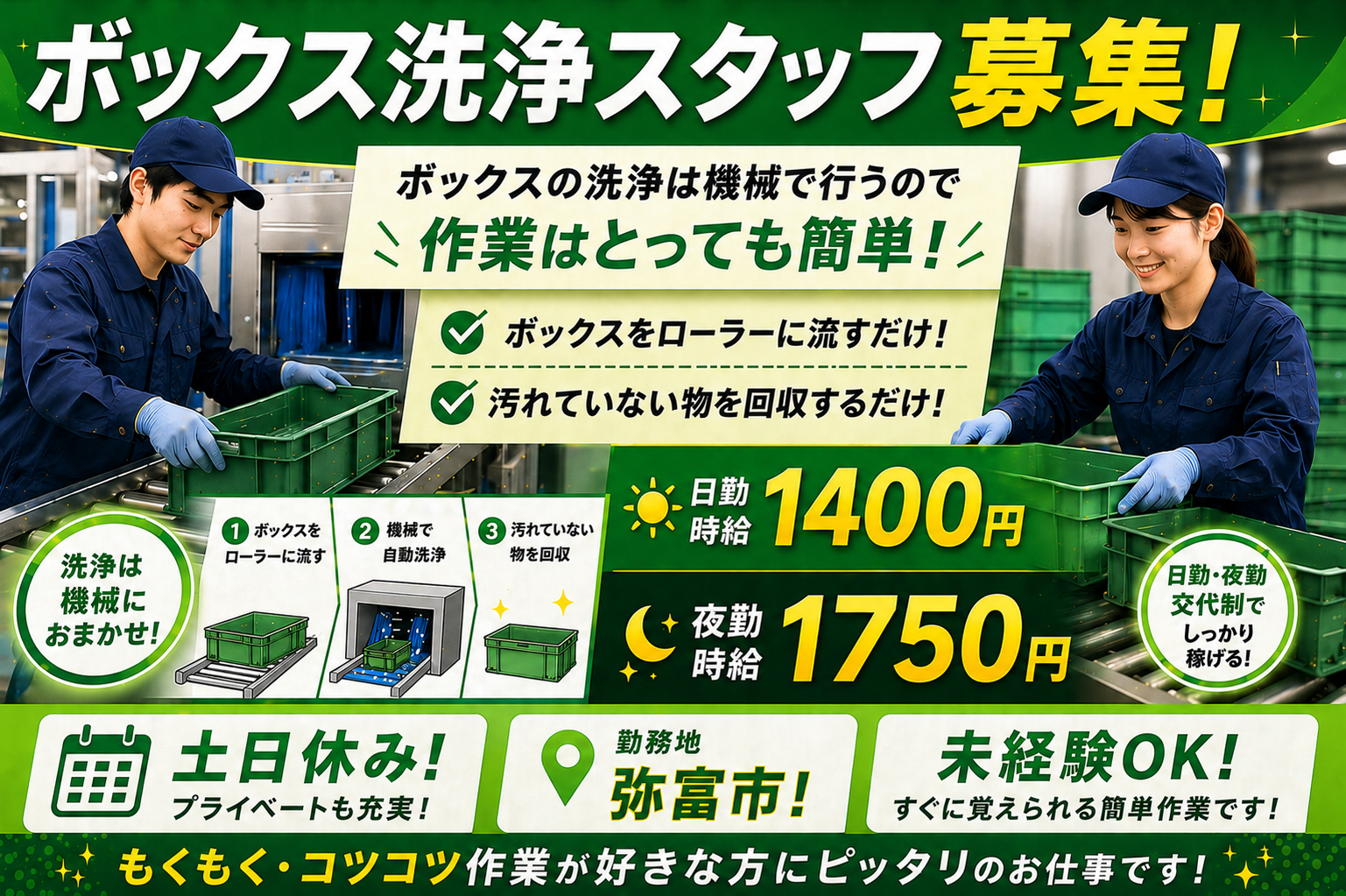 派遣 特になし 軽作業 点検・検査 特になし 物流・倉庫の求人情報イメージ1